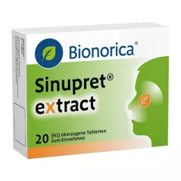 SINUPRET compresse rivestite di estratto, 20 pezzi