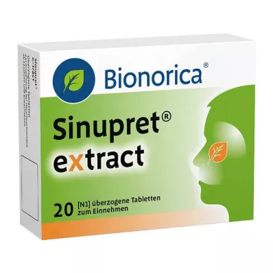 SINUPRET compresse rivestite di estratto, 20 pezzi