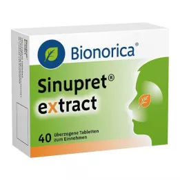 SINUPRET compresse rivestite di estratto, 40 pezzi