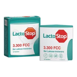 LACTOSTOP 3.300 FCC Compresse click dispenser, 40 pz