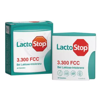LACTOSTOP 3.300 FCC Compresse click dispenser, 40 pz