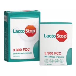 LACTOSTOP 3.300 FCC Compresse click dispenser, 100 pz