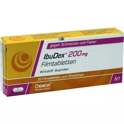 IBUDEX 200 mg compresse rivestite con film, 20 pz
