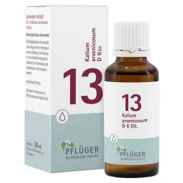 Biochimica Pflueger 13 arsenico potassico.D 6 gocce, 30 ml