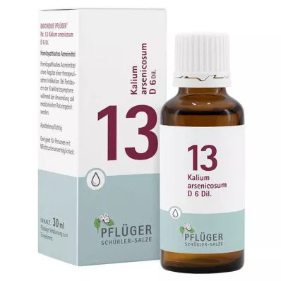Biochimica Pflueger 13 arsenico potassico.D 6 gocce, 30 ml Biochimica Pflueger 13 arsenico potassico.D 6 gocce, 30 ml