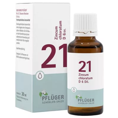 Biochimica Pflueger 21 Zincum chromatum D 6 gocce, 30 ml Biochimica Pflueger 21 Zincum chromatum D 6 gocce, 30 ml