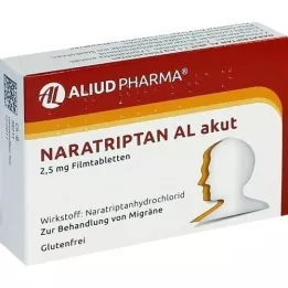 NARATRIPTAN AL compresse acute rivestite con film da 2,5 mg, 2 pz