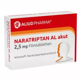 NARATRIPTAN AL compresse acute rivestite con film da 2,5 mg, 2 pz
