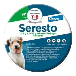 SERESTO 1,25g + 0,56g Collare per cani fino a 8kg, 1 pezzo