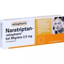 NARATRIPTAN-ratiopharm per emicrania compresse rivestite con film, 2 pz