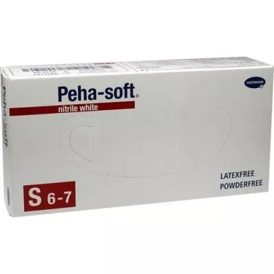 PEHA-SOFT nitrile bianco Unt.Hands.unsteril pf S, 100 St