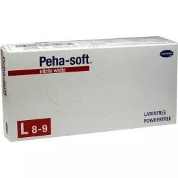 PEHA-SOFT nitrile bianco Unt.Hands.unsteril pf L, 100 St