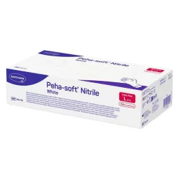 PEHA-SOFT nitrile bianco Unt.Hands.unsteril pf L, 100 St