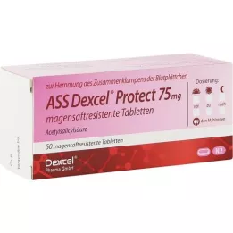 ASS Dexcel Protect 75 mg compresse rivestite con enterici, 50 pz