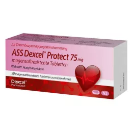 ASS Dexcel Protect 75 mg compresse rivestite con enterici, 50 pz