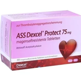 ASS Dexcel Protect 75 mg compresse rivestite con enterici, 100 pz