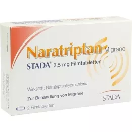 NARATRIPTAN Emicrania STADA 2,5 mg compresse rivestite con film, 2 pz