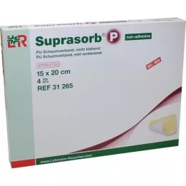 SUPRASORB P PU-Schiuma v.non adesiva 15x20 cm, 4 pz