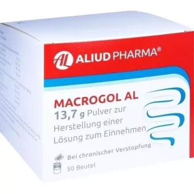 MACROGOL AL 13,7 g Preparazione orale, 50 pezzi