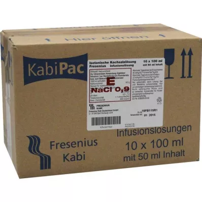 Soluzione salina isotonica 100ml riempita a metà, 10X50 ml Soluzione salina isotonica 100ml riempita a metà, 10X50 ml