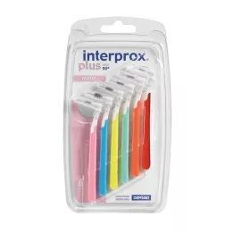 INTERPROX più Blister Mix incolore assortito interdentale, 6 pz