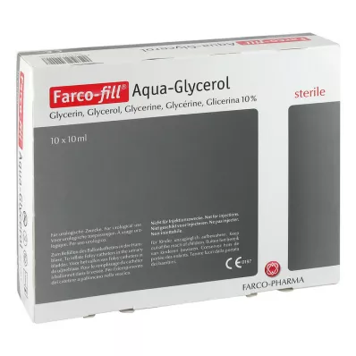FARCO-riempire Aqua-Glicerolo, 10X10 ml