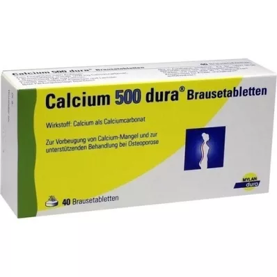 CALCIUM 500 compresse effervescenti dura, 40 pz