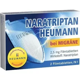 NARATRIPTAN Heumann per lemicrania 2,5 mg compresse rivestite con film, 2 pz