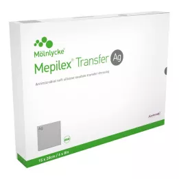 MEPILEX Medicazione di trasferimento in schiuma Ag 15x20 cm sterile, 10 pz
