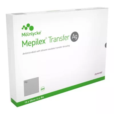 MEPILEX Medicazione di trasferimento in schiuma Ag 15x20 cm sterile, 10 pz