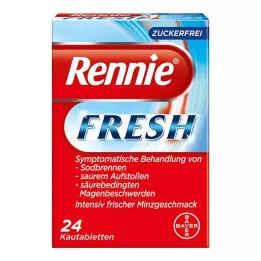 RENNIE FRESH Compresse masticabili, 24 pezzi