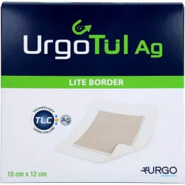 URGOTÜL Ag Lite Border 10x12 cm medicazione, 10 pz