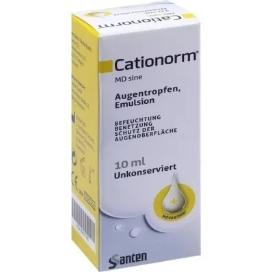 CATIONORM MD sine collirio, 10 ml