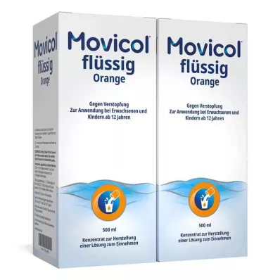 MOVICOL arancia liquida, 2X500 ml