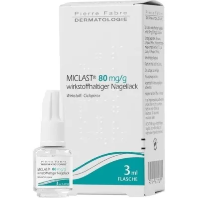 MICLAST 80 mg/g smalto per unghie contenente principio attivo, 3 ml