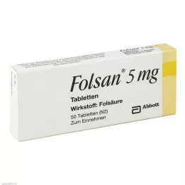 Folsan 5 mg compresse, 50 pz