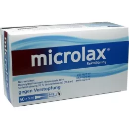 MICROLAX Clisteri di soluzione rettale, 50X5 ml