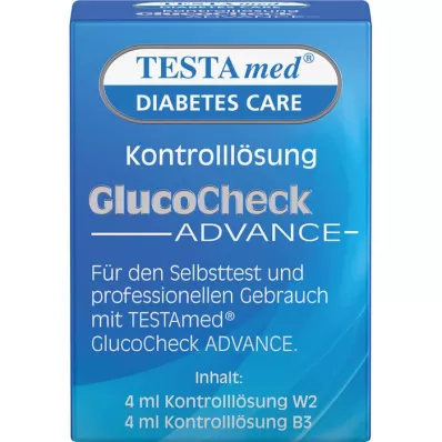 TESTAMED Soluzione di controllo GlucoCheck Advance, 4 ml