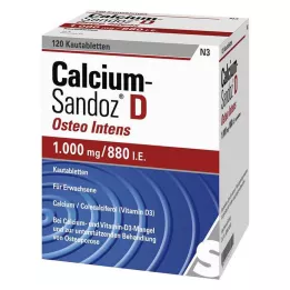 CALCIUM SANDOZ D Osteo intensive compresse masticabili, 120 pz