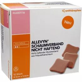 ALLEVYN Medicazione in schiuma 4,5x5,5 cm non adesiva, 12 pezzi