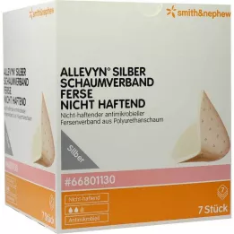 ALLEVYN Tacco da medicazione in schiuma dargento n.h.10,5x13,5cm, 7 pz
