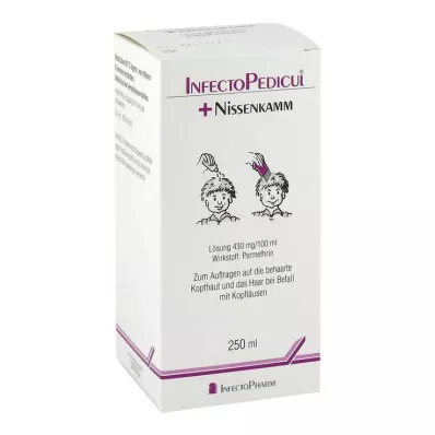 INFECTOPEDICUL Soluzione + pettine nit, 250 ml