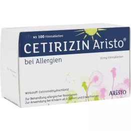 CETIRIZIN Aristo per le allergie 10 mg compresse rivestite con film, 100 pz