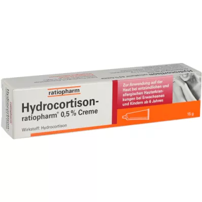 HYDROCORTISON-ratiopharm 0,5% crema, 15 g