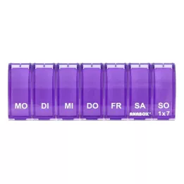ANABOX 1x7 viola, 1 pz