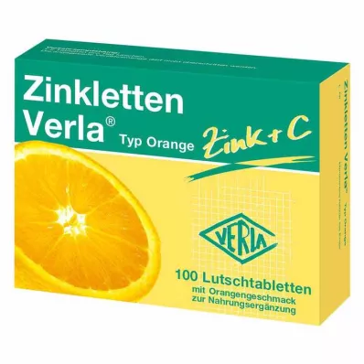 Zinkletten Verla Pastiglie allarancia, 100 pz