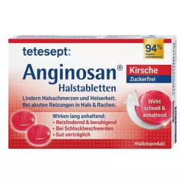 TETESEPT Anginosan pastiglie per la gola senza zucchero alla ciliegia, 20 pz