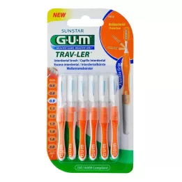 GUM TRAV-LER 0,9 mm candela arancione Intend.+6caps, 6pcs