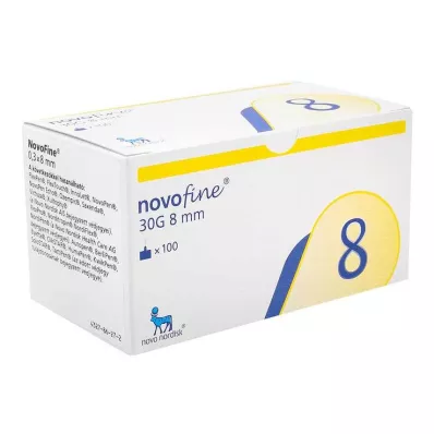 Novofine 8 cannule 0,30x8 mm TW, 100 pezzi Novofine 8 cannule 0,30x8 mm TW, 100 pezzi