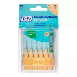 TEPE Scovolino interdentale x-soft 0,45 mm ISO 1 arancio, 6 pz